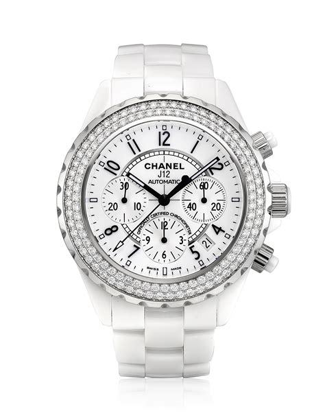 Chanel j12 white diamond